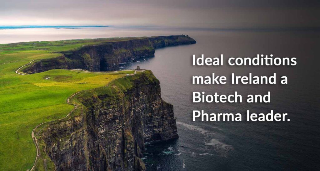 Image of Dublin for article on Irish biotech and Pharma companies.