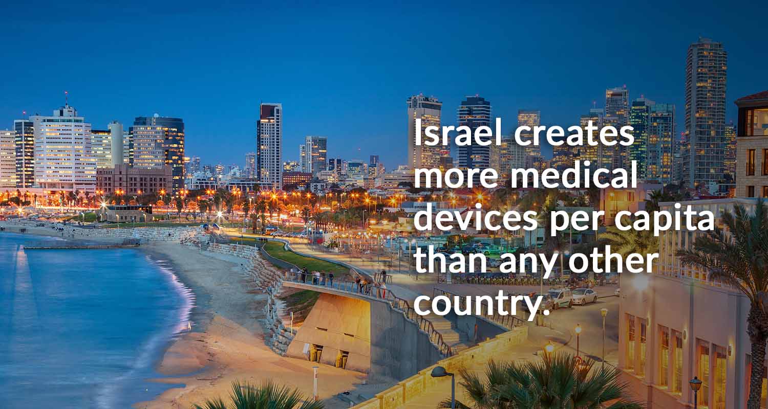 Image of Tel Aviv for article on Israeli biotech.